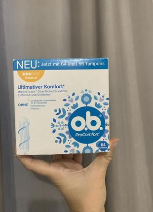 O.b. procomfort 64 штуки 3 крапель