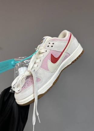Жіночі кросівки nike sb dunk  ‘85 double swoosh pink rabbit premium.3 фото