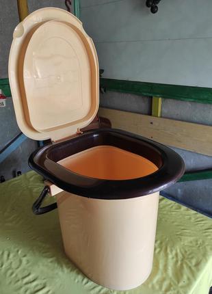 Биотуалет. переносное портативное ведро - туалет