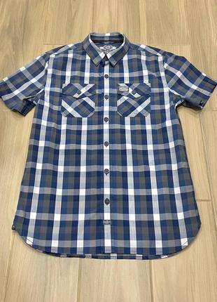 Акция 🎁 стильная летняя рубашка superdry the wash basket shirt в клетку levis zara2 фото