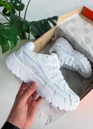 Жіночі кросівки nike p-6000 white1 фото