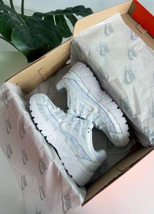 Женские кроссовки nike p-6000 white2 фото