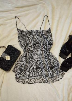 Майка шифонова на тоненьких брителях