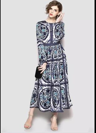 Красиве платья сукня принт dolge gabbana