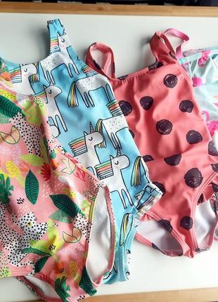 Купальник для девочки 1-2-3 рочки
