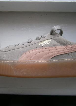 Кеди puma 365698 21 suede platform оригінал натуральна замша