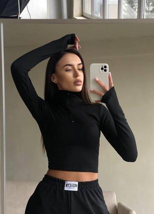 Топ з довгим рукавом