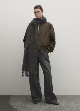 Двосторонній бомбер massimo dutti з сумкой