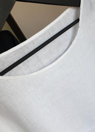 Оверсайз блуза-разлитайка лен италия3 фото