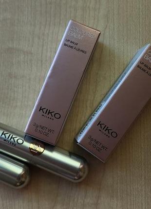 Kiko coloured balm 02|04 бальзам для губ2 фото
