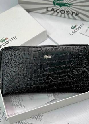 Мужской кожаный класс кошелек lacoste