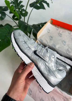 Женские кроссовки nike p-6000 silver6 фото