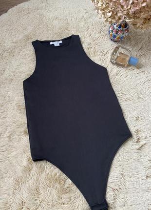 Літній жіночий боді під горло без рукавів із дайвінгу