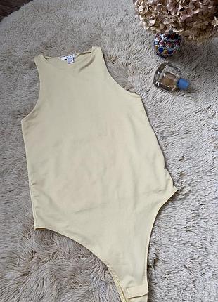 Літній жіночий боді під горло без рукавів із дайвінгу