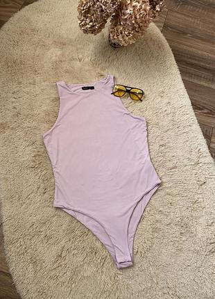 Літній жіночий боді під горло без рукавів із дайвінгу