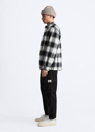 Штани-карго trf mid-rise baggy balloon