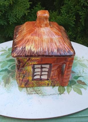 Сахарница винтажная из фарфора от известного бренда cottage ware england