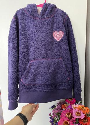 Флісова дуже тепла кофта худі фліска 11-12р 2