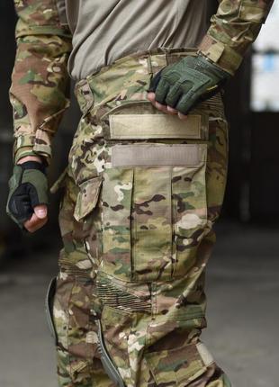 Тактический костюм g3 combat мультикам с наколенниками10 фото