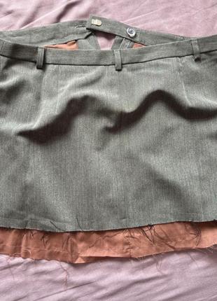 Мини юбка юбка деконструированная порованная collusion5 фото