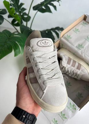 Женские кроссовки adidas campus &nbsp;light grey6 фото