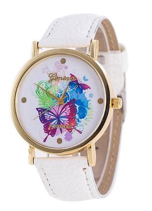 Наручные кварцевые часы с летним принтом