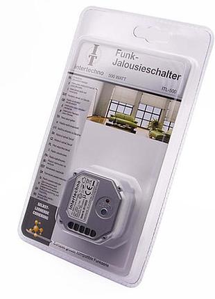 Intertechno itl-500 переключатель радиоуправляемый жалюзи
