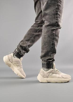 Шикарные стильные мужские кроссовки "purple yeezy shoes"7 фото
