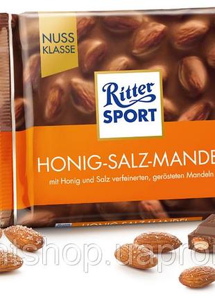 Ritter sport honig-salz-mandel 100 g