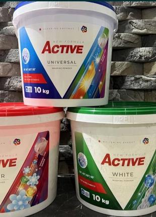 Стиральный порошок active 10 кг