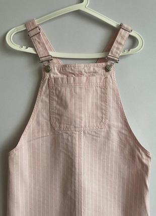 Сарафан комбінезон топ шоп рожевий жіночий під футболку літній5 фото