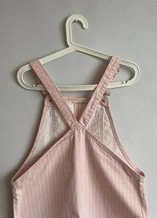 Сарафан комбінезон топ шоп рожевий жіночий під футболку літній10 фото