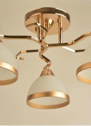 Люстра декоративна sirius л 8138/3 fg на 3 плафони