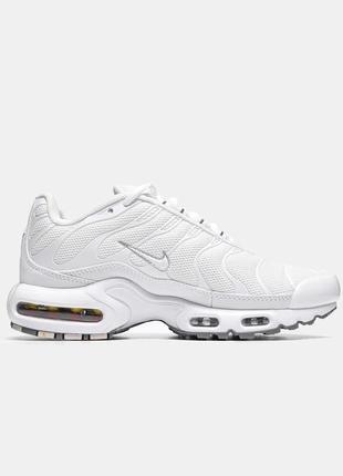 Nike air max plus tn 'triple white4 фото