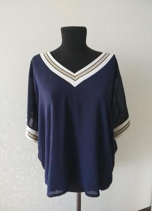 Блуза итальялия, шифон, р. 48-50-52