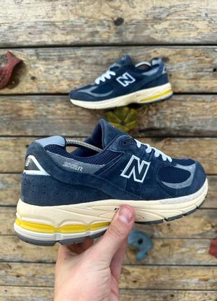 Кросівки чоловічі New Balance 827 White Blue Yellow White Blue Yellow dark navy7 фото
