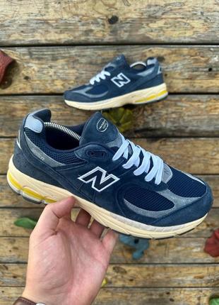 Кросівки чоловічі New balance 2002r черные серые мужские кроссовки dark navy