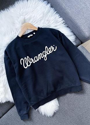 Темно-синій світшот wrangler
