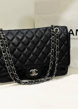 Сумка chanel flap bag maxi (оригинал с сертификатом)