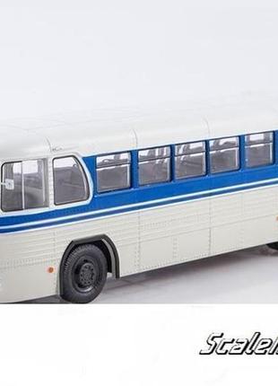 Масштабная модель зис-129 (1958). наши автобусы. масштаб 1:43