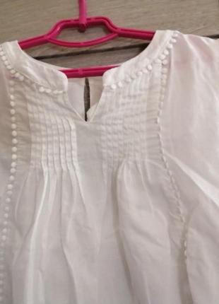 Блузка на девочку на рост 110 - 121 см индия3 фото