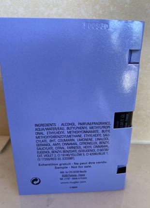 Пробник парфюма thierry mugler angel,оригинал.