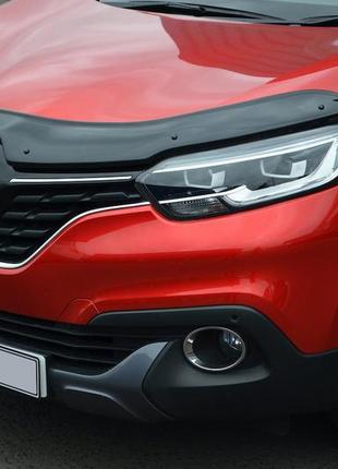 Дефлектор капоту (eurocap) для renault kadjar 2015-2022 рр
