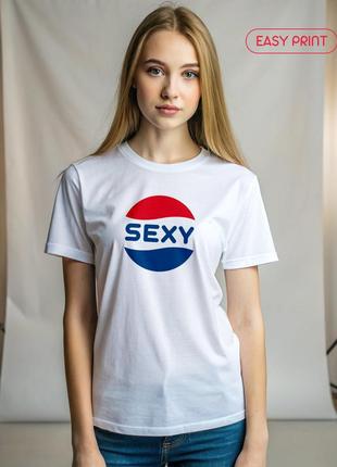 Футболка c принтом секси пепси sexsi pepsi
