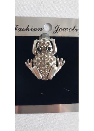 Брошь лягушка fashion jewelry бижутерия2 фото