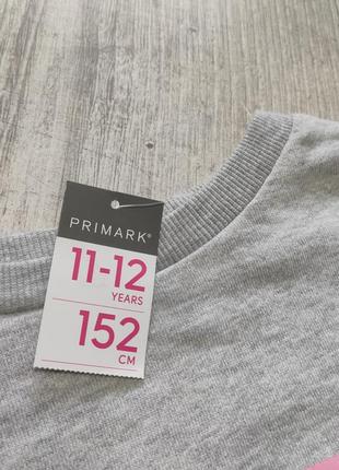 Свитшот укороченый кофта оверсайз primark 152 см 2
