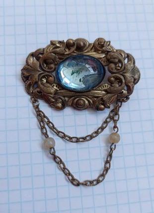 Брошь. брошь. винтаж, чехослователя.