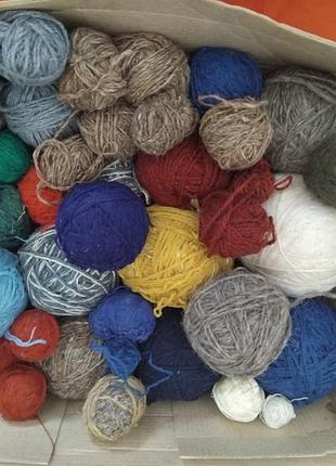 Коробка пряжи ,нитки для в'язання