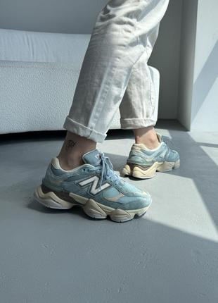 Кроссовки new balance 9060 blue/beige