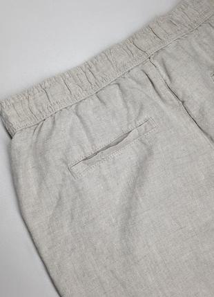 Льняные брюки-кюлоты marks &amp; spencer8 фото